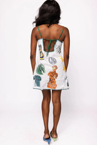 Embroidered Greek Icon Dress