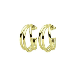 Claire Triple Hoops 18K Gold
