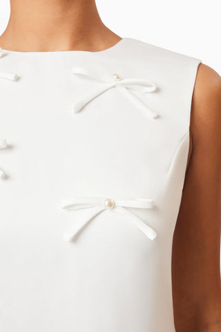 Rose Bow Shift Dress