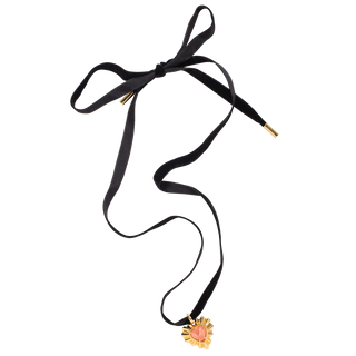 Tallen Velvet Ribbon Necklace