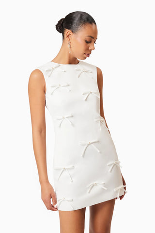 Rose Bow Shift Dress