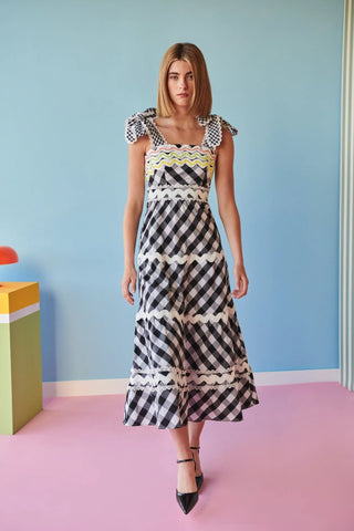 Jade Vichy Dress - Sale