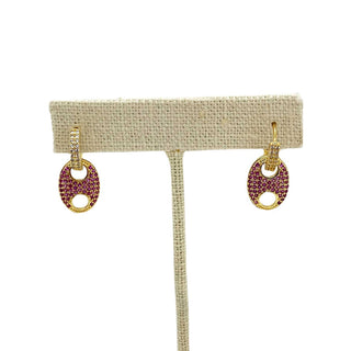 London Earrings- Pink
