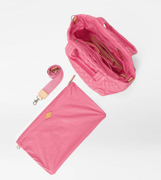 Small Metro Tote Deluxe-Flamingo