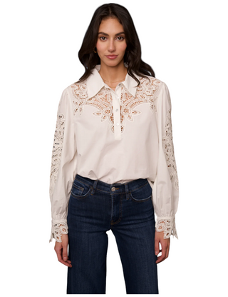 Callum Embroidered Top