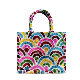 Silk Velvet Ikat Large Tote