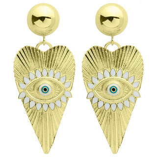 Love Me Earrings- White